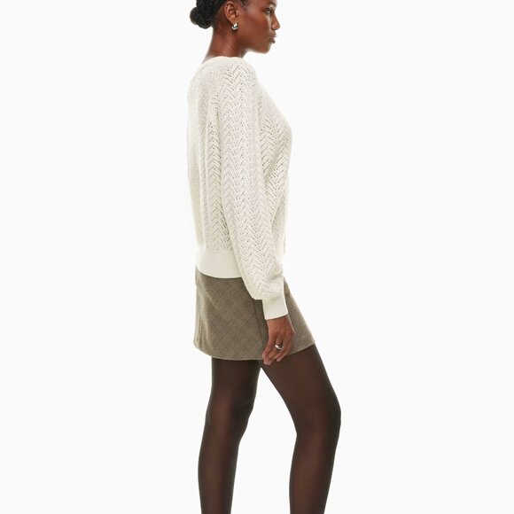 Aritzia Wilfred Merino Wool London Cardigan in Light Birch - Picture 10 of 13